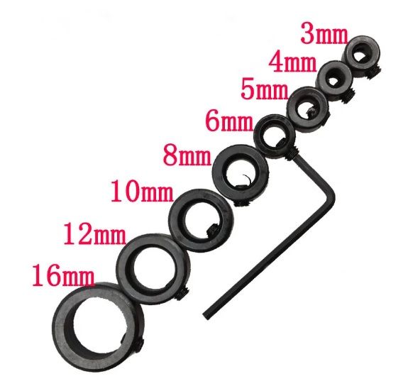 Drill Bit Depth Stop Ring with Wrench