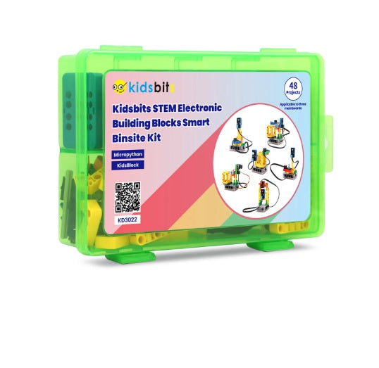 Kidsbits STEM Electronic Building Blocks Smart Binsite Kit