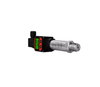 Digital pressure gauge with a white background