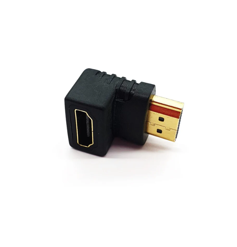 HDMI Male to Female Coupler Right Angle