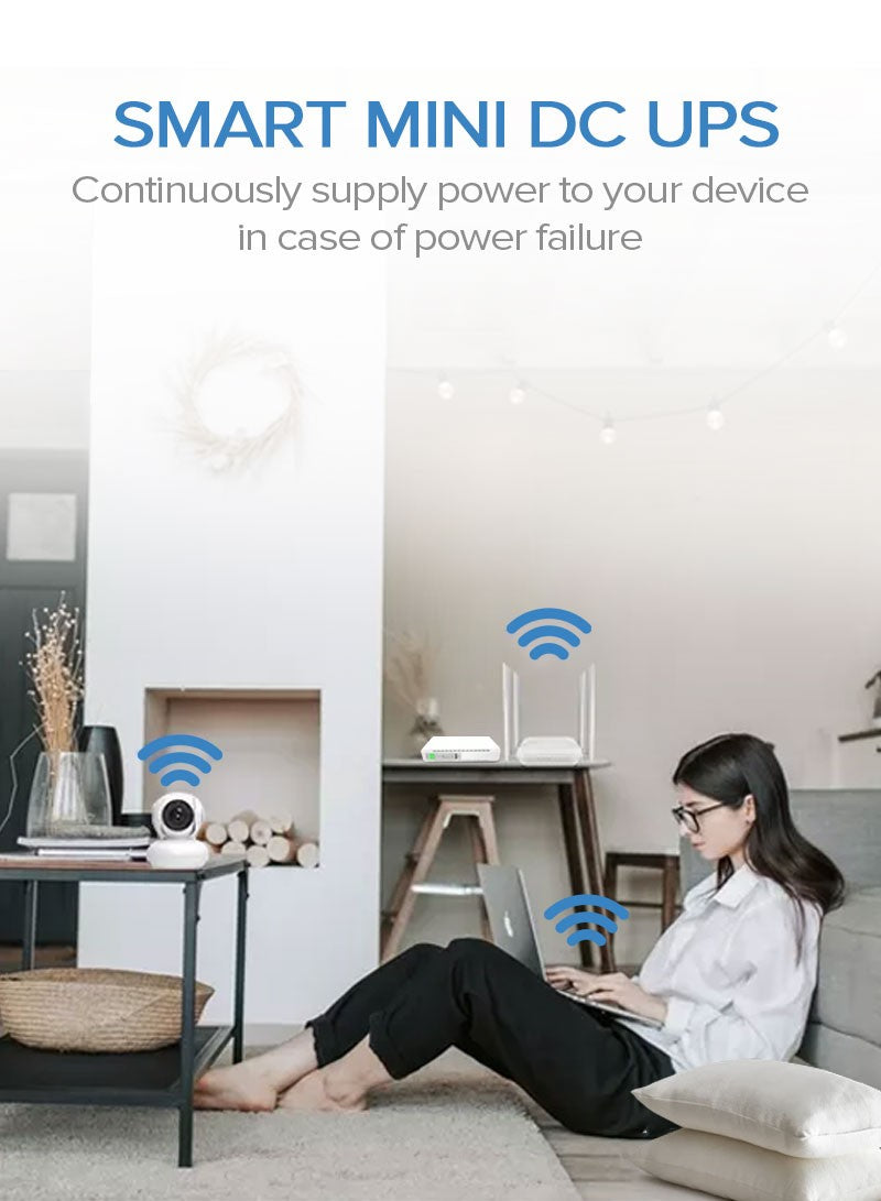 Mini DC UPS with Poe & Lan Function