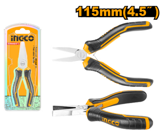 INGCO Mini Flat Nose Pliers 4.5"