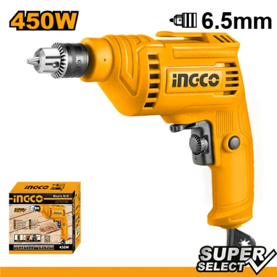 INGCO Electric Drill 450W 6.5mm - Robot Pi Shop