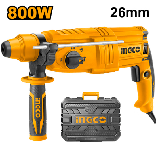 INGCO 800W 26 millimeters Heavy Duty Rotary Hammer