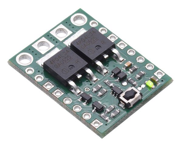 Pololu Big Pushbutton Power Switch with Reverse Voltage Protection, HP