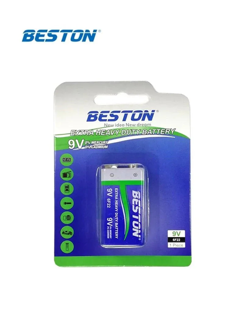 Beston 9V Extra Heavy Duty Battery - Robot Pi Shop