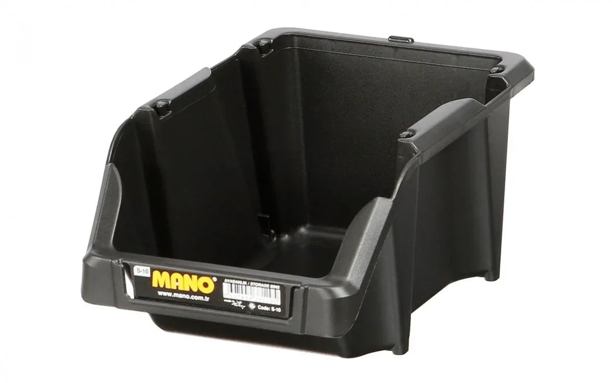 Mano Storage Bin Black S-10 - Robot Pi Shop