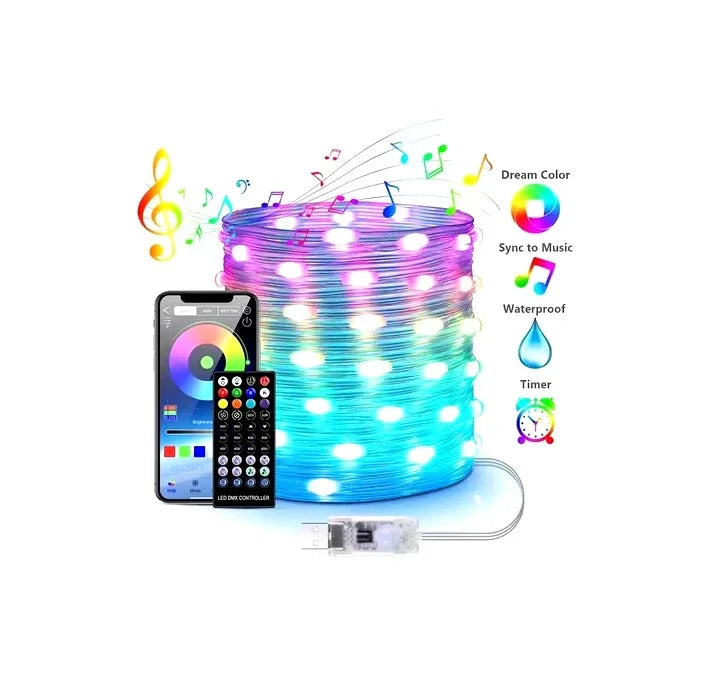 Intelligent Christmas Tree String Light 20m 200 Light - Robot Pi Shop