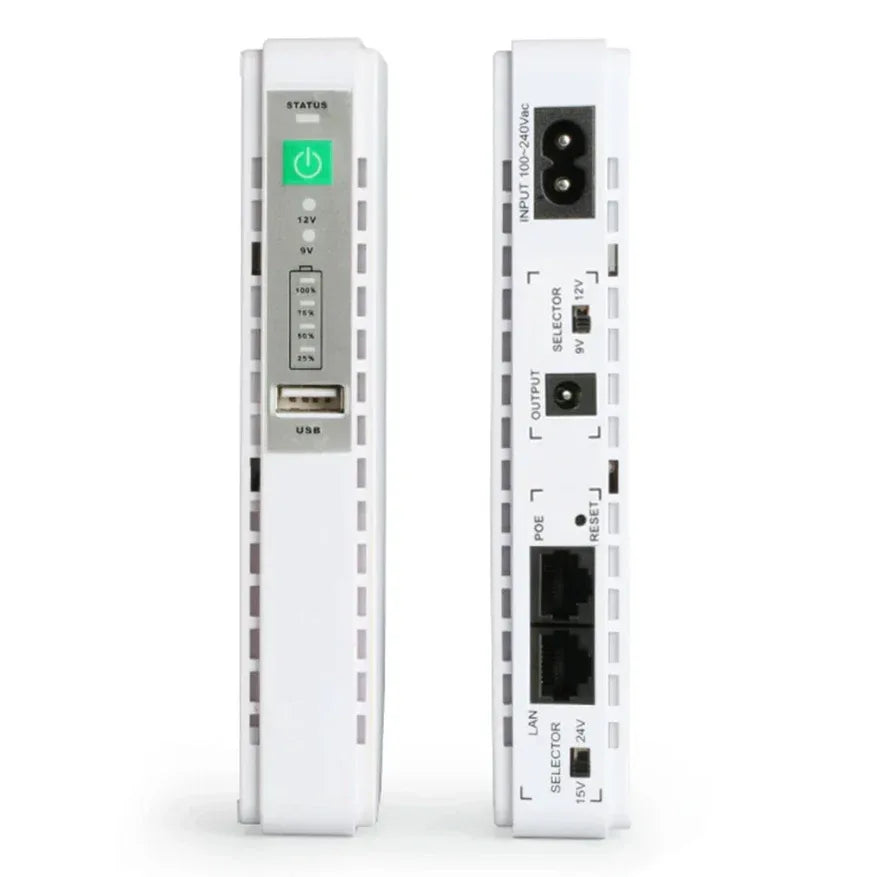 Mini DC UPS 10400mAh - Robot Pi Shop