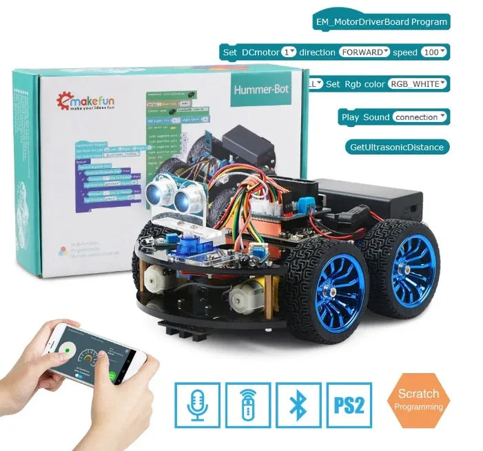 Make Fun Arduino Robot 4WD Car - Robot Pi Shop