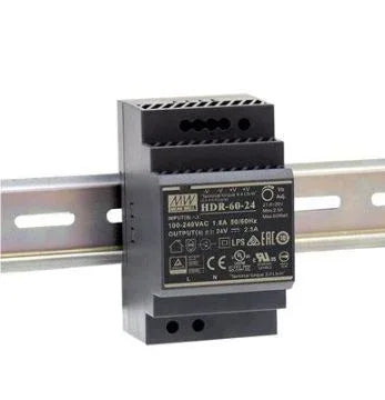 HDR-60-24 DIN Rail Switching Power Supply - Robot Pi Shop