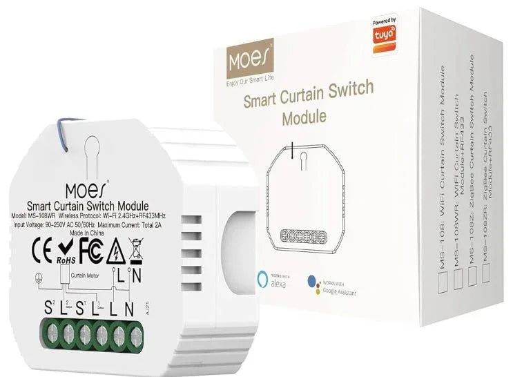 MOES Smart Curtain Switch Module - Robot Pi Shop