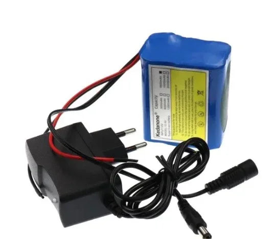 12V 6800mAh 3S2P battery 18650 with BMS protection board - Robot Pi Shop