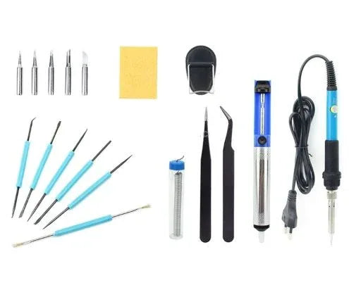 18-in-1 Electric Soldering Iron Kit - Robot Pi Shop