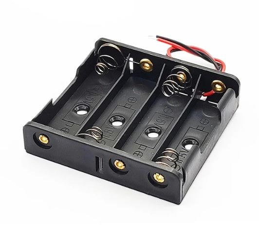 18650 Storage Box Case 4 Battery Clip holder