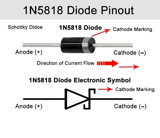 1N5818 - Robot Pi Shop