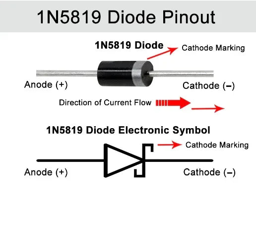 1N5819 - Robot Pi Shop