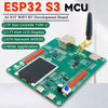 ESP32 S3 MCU development board with features listed on a white background