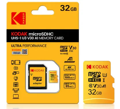 Kodak Micro Sd Card 32GB with adapter - Robot Pi Shop