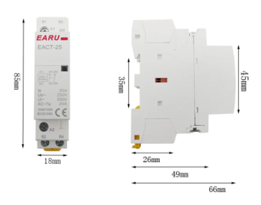 Contactor 2P 25A 1NO 1NC