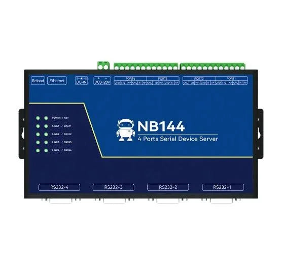 NB144 Industrial Serial Server - Robot Pi Shop