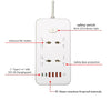 4 AC Power Socket with 6 USB