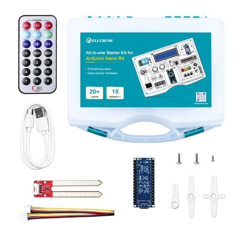 All-in-one Starter Kit for Arduino NANO R4 – Robot Pi Shop