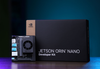 Jetson Orin Nano Developer Kit with packaging on a dark background