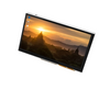 Tablet with a scenic sunset display on a white background