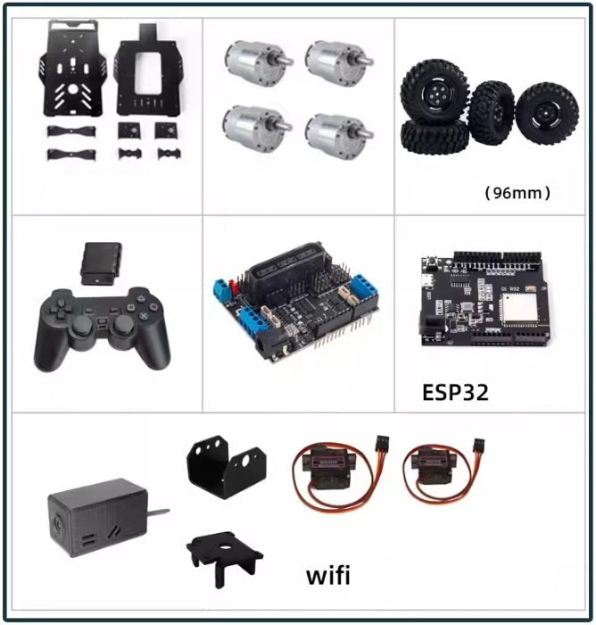 4WD Wireless Robot Car – Robot Pi Shop