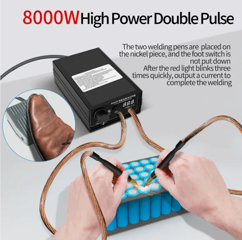 8000W Portable Spot Welding Machine - Robot Pi Shop