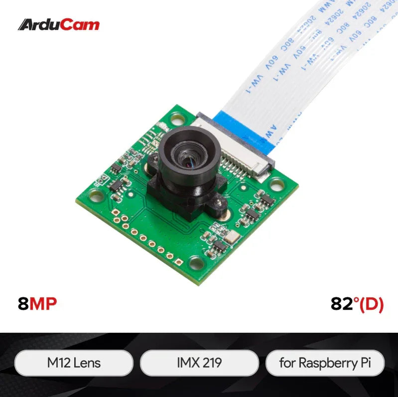 Arducam 8 MP Sony IMX219 camera module with M12 lens LS40136 – Robot Pi ...