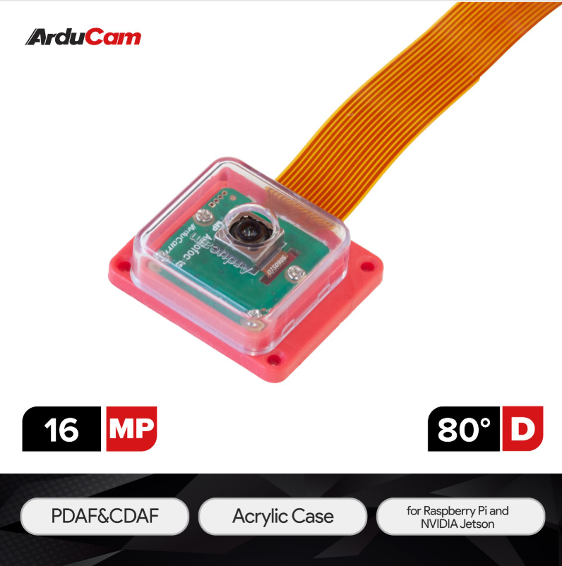 Arducam IMX519 PDAF&CDAF Autofocus Camera Module with Case – Robot Pi Shop