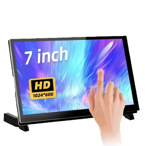 7 Inch Touch Screen IPS 1024x600 HD LCD HDMI Display - Robot Pi Shop