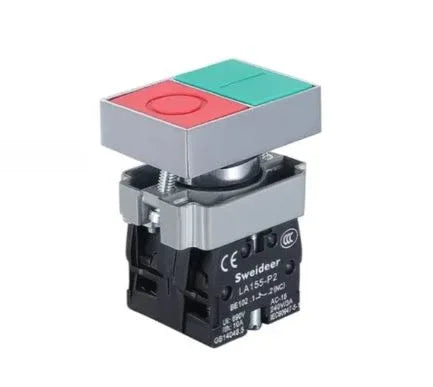 LA155-P2 Waterproof Double-head Button Switch - Robot Pi Shop