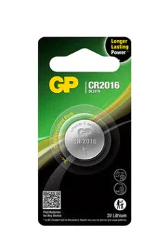 GP Lithium Coin Battery CR2016 - Robot Pi Shop