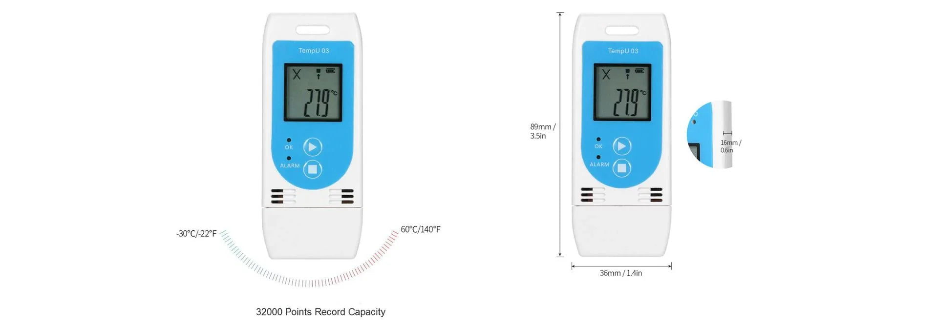 Multi-use USB Temp&RH Data Logger - Robot Pi Shop
