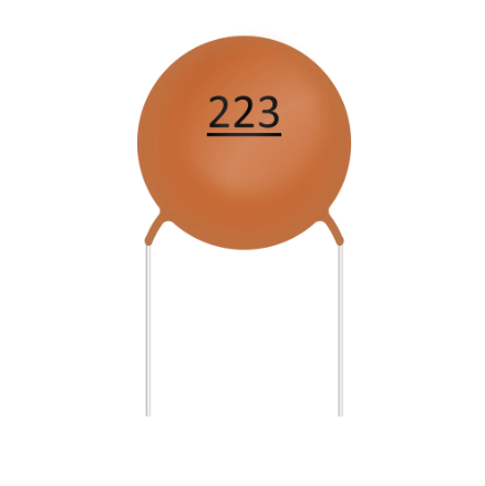 Ceramic Capacitors Nanofarads (nF) 223 - 22nF