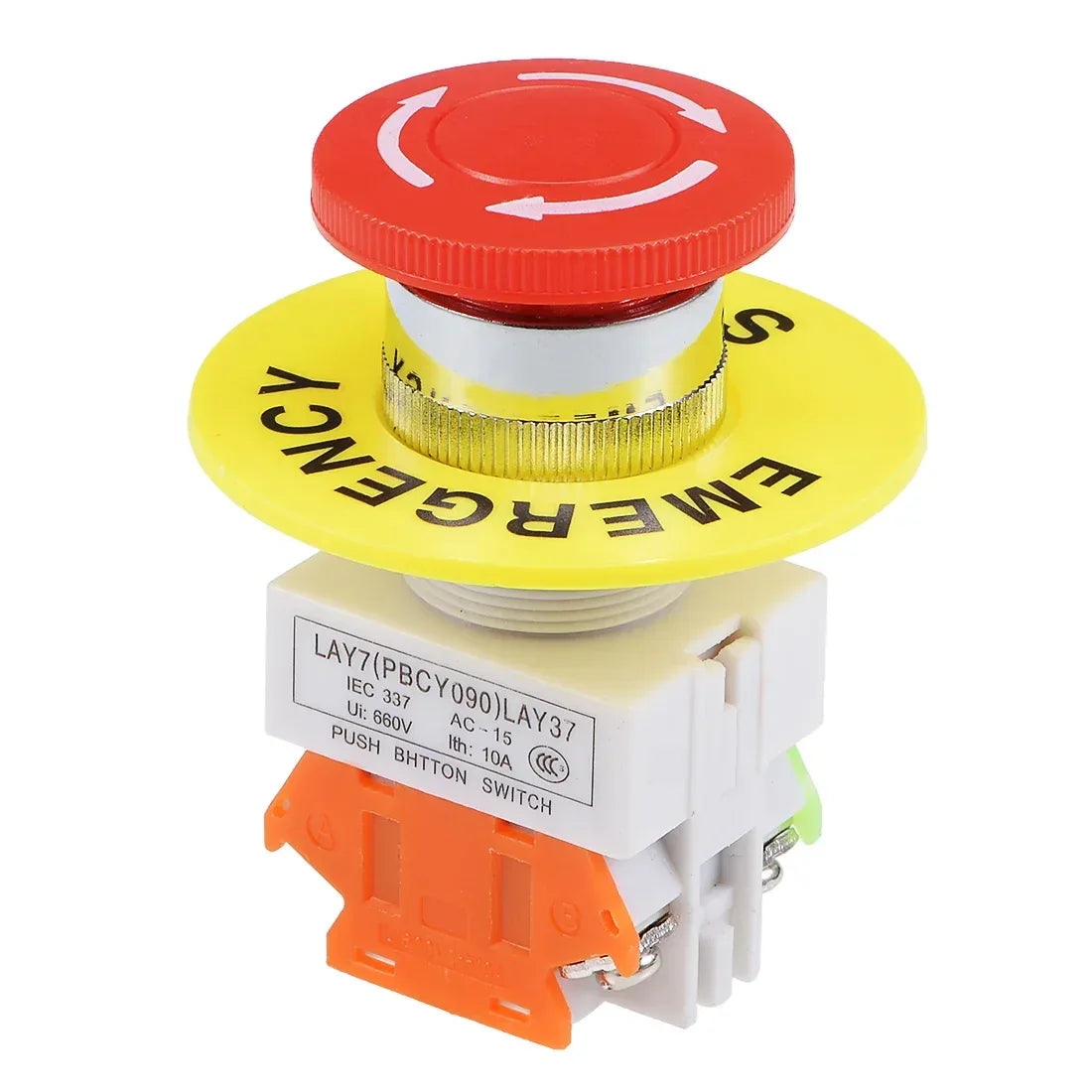 Emergency Stop Push Button - Robot Pi Shop