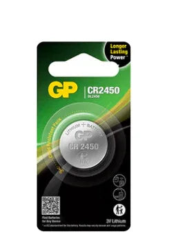 GP Lithium Coin Battery CR2450 - Robot Pi Shop