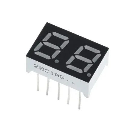 0.28 inch digital LED display 7 segment 2 Bits - Robot Pi Shop