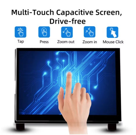 7 Inch Touch Screen IPS 1024x600 HD LCD HDMI Display