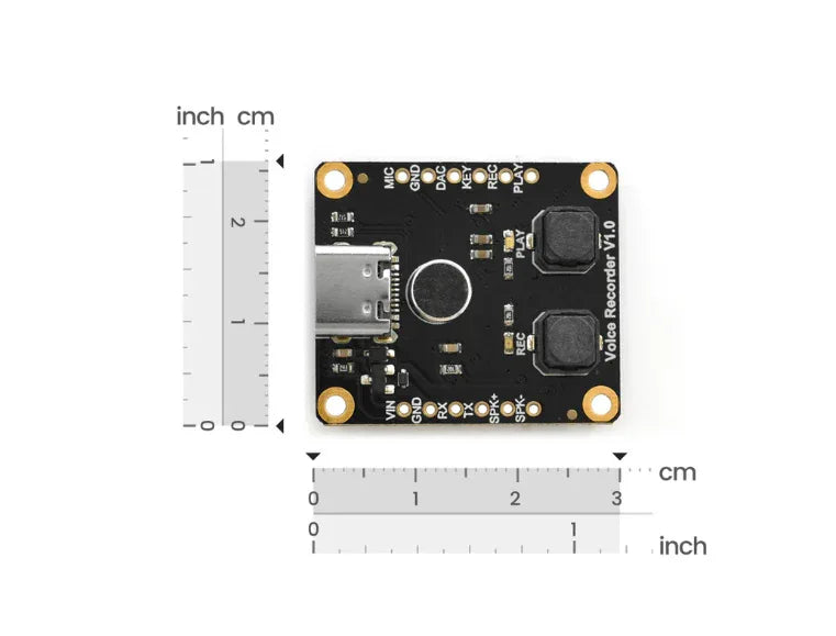 Fermion: Voice Recorder Module (Breakout) - Robot Pi Shop
