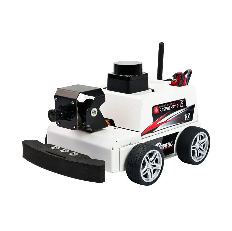 MicroROS-Pi5 ROS2 Robot Car - Robot Pi Shop