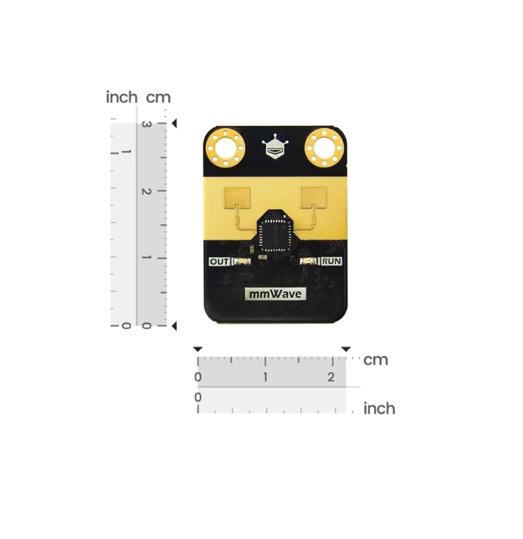 Gravity: mmWave C4001 24GHz Human Presence Detection Sensor (12 Meters, I2C & UART)