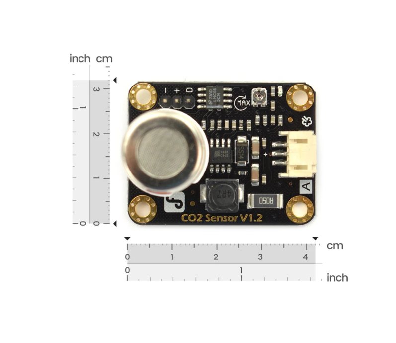 Gravity: Analog Electrochemical CO2 Sensor (0-10000 ppm) – Robot Pi Shop