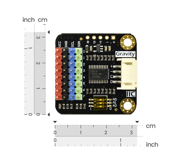 Gravity: Digital 1-to-8 I2C Multiplexer