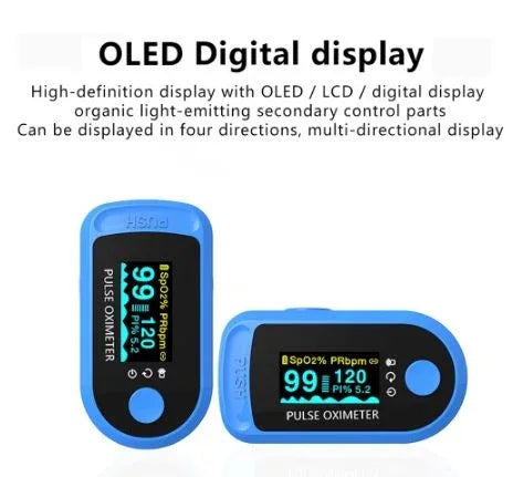 Bluetooth 4.0 Fingertip Pulse Oximeter Monitor - Robot Pi Shop