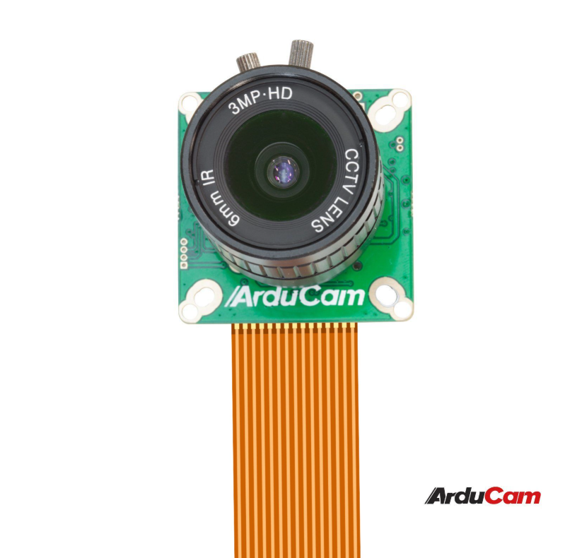 Arducam 477P High Quality Camera for Raspberry Pi, 12.3MP 1/2.3 Inch HQ Camera Module with 6mm CS Lens for Pi 4B, 3B+, 2B, 3A+, Pi Zero and more