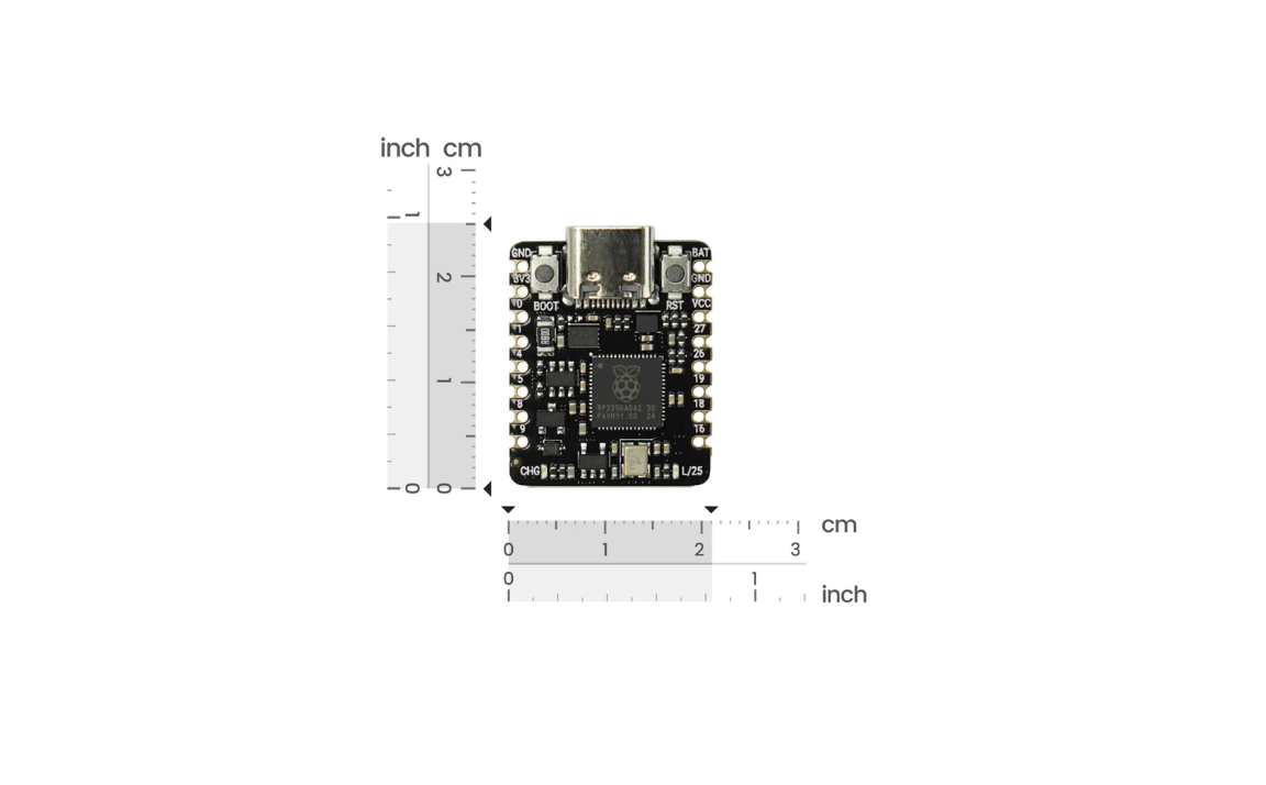 Beetle RP2350 Mini Dual-Core Development Board (ARM Cortex-M33 / RISC-V)